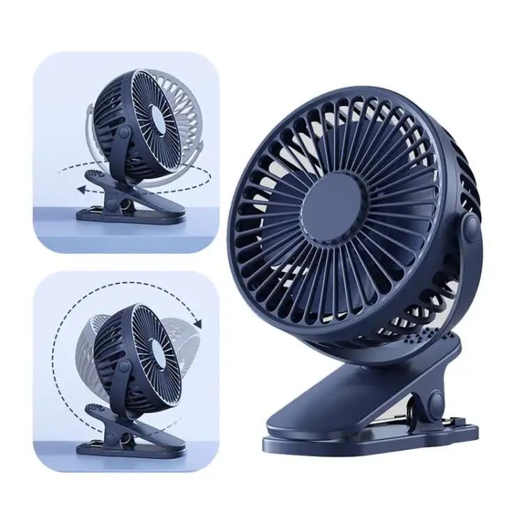 Portable USB Desk Fan, Adjustable Speeds